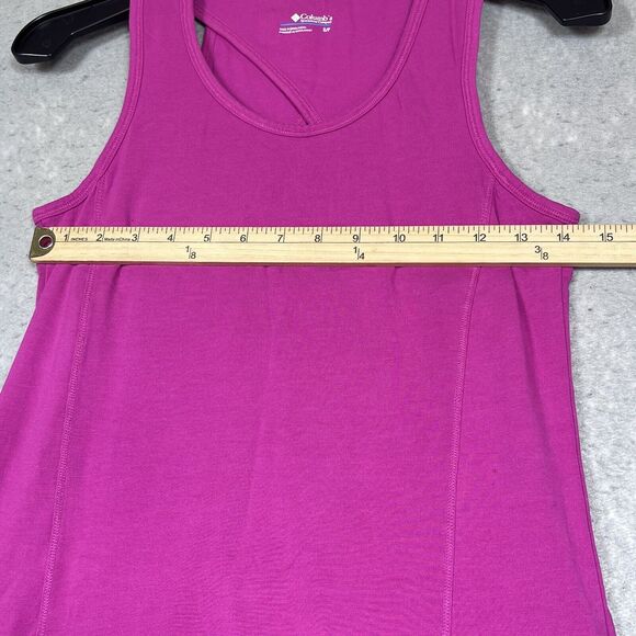 Columbia Dress Small Purple Pullover Stretch Sleeveless Performance Shelf Bra - Picture 6 of 12